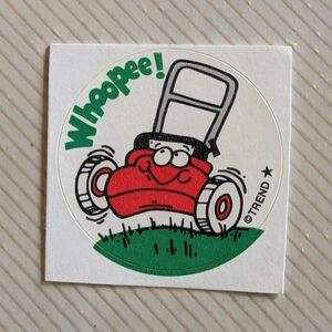 10/$25 Lawn "Whoopee" Scratch & Sniff Retro Sticker